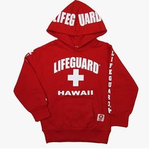 Lifeguard Hoodie, red, size M